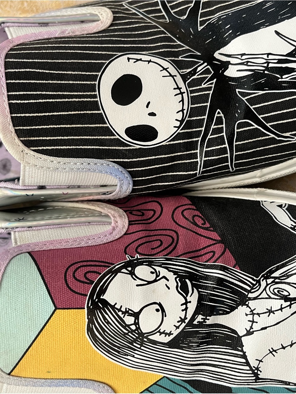 The Nightmare Before Christmas Slip-On Sneakers Sz 9.5 - Picture 7 of 9